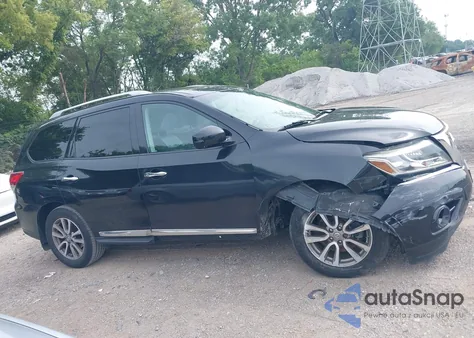 2015 Nissan Pathfinder Sl z USA, uszkodzony, nr VIN 5N1AR2MM2FC711253